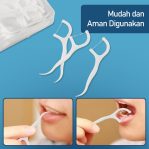 DENTAL FLOSS BENANG PEMBERSIH SELA GIGI (isi 50)