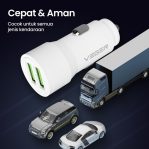 CAR CHARGER VEGER CC04 OUTPUT 2,4A