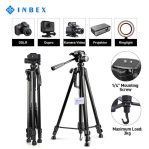 [1,4M] TRIPOD INBEX 3520 + TOMBOL BLUETOOTH