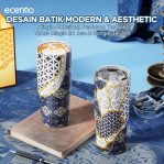 [BATIK] TUMBLER MINUM ECENTIO STAINLESS 900mL