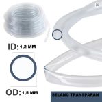 [1M] SELANG TRANSPARAN POMPA BENSIN AIR