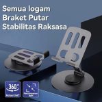 [METAL 360 ] STAND HP METAL LIPAT PUTAR 360