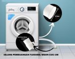 SELANG PEMBUANGAN FLEKSIBEL MESIN CUCI 2M
