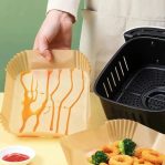 [KOTAK] KERTAS ALAS AIR FRYER ISI 50
