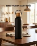 BOTOL TUMBLER BAMBU 500mL