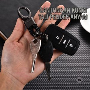 GANTUNGAN KUNCI TALI PENDEK ANYAM