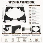 TATAKAN RODA SEGI EMPAT KULKAS