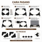 TATAKAN RODA SEGI EMPAT KULKAS