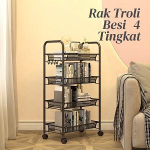 Rak Troli Besi 4 Tingkat