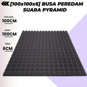 [100x100x6CM] BUSA PEREDAM SUARA PYRAMID